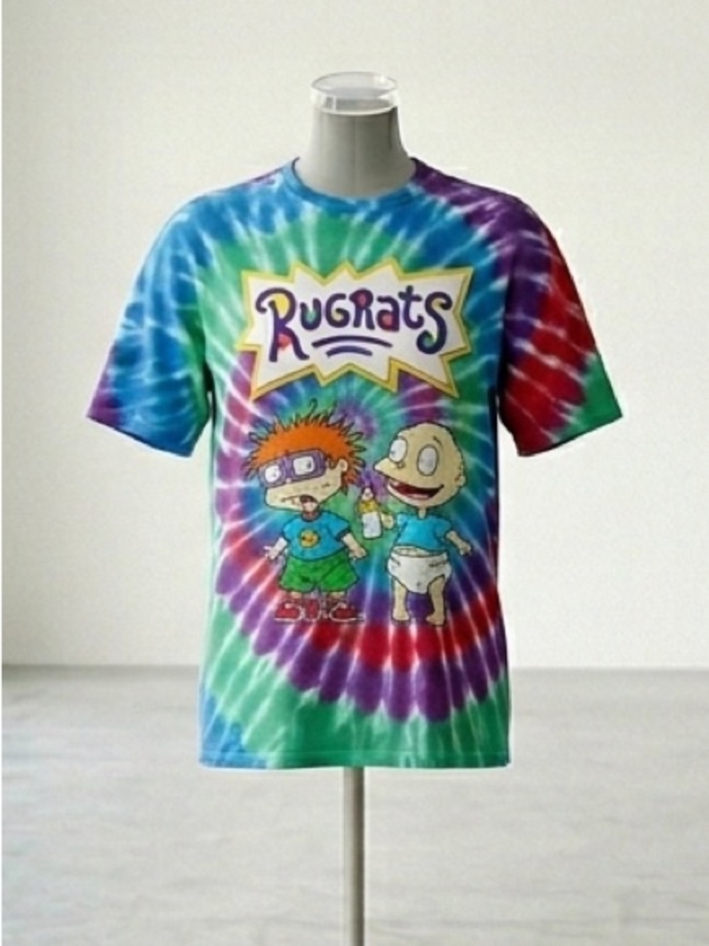 Nickelodeon Rugrats Tie-Dye Tee - Blue Purple Green Red